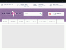 Tablet Screenshot of firenzeindivisa.com